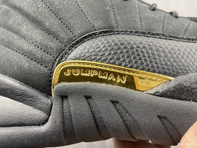 Kicktheory CT8013-071 Taxi Jordan 12 Air Black 0802